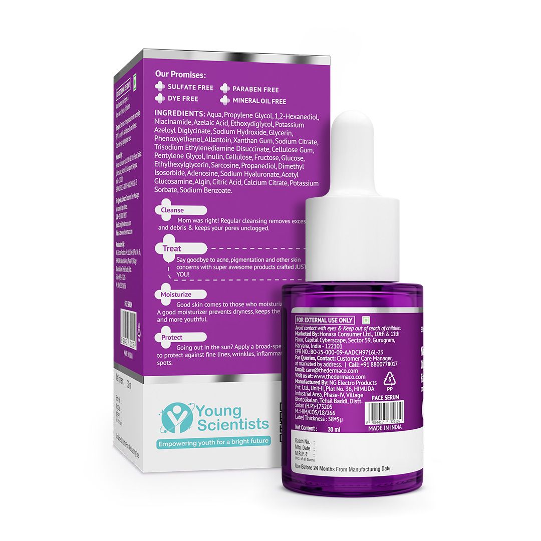 Nia-Zelaic Oil Control Face Serum - 30 ml