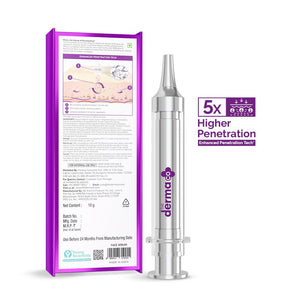 the derma co microneedle serum shot with 5x higher penetration