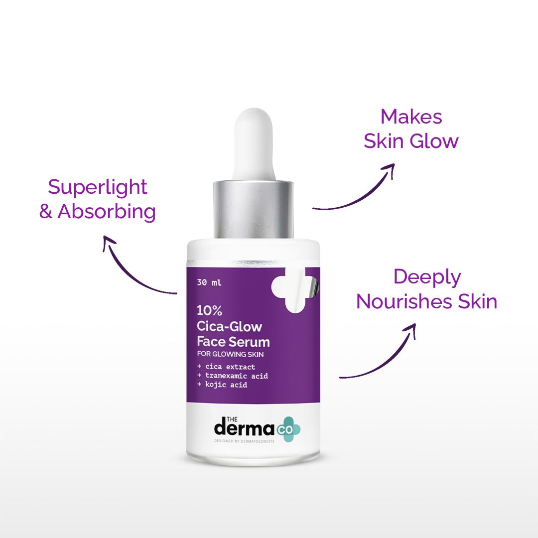 FREE - 10% Cica-Glow Face Serum with Tranexamic Acid & Kojic Acid - 30ml