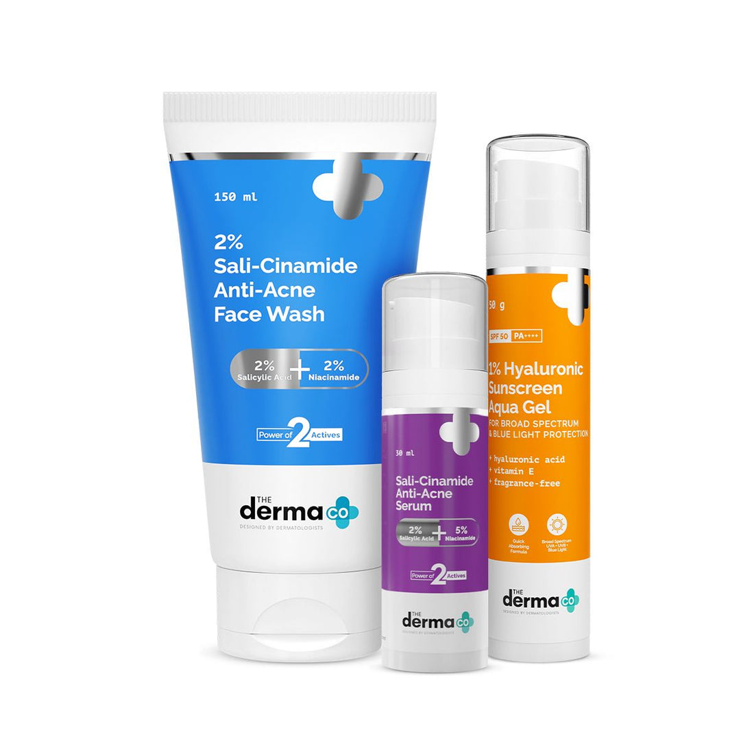 Anti-Acne & Sun Protection Kit – The Derma Co