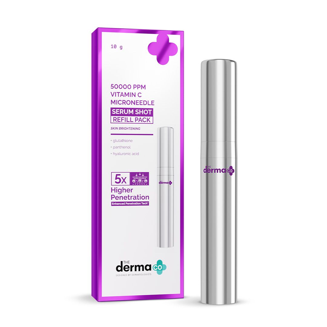 50000 PPM Vitamin C Microneedle Serum Shot Refill Pack - 10g