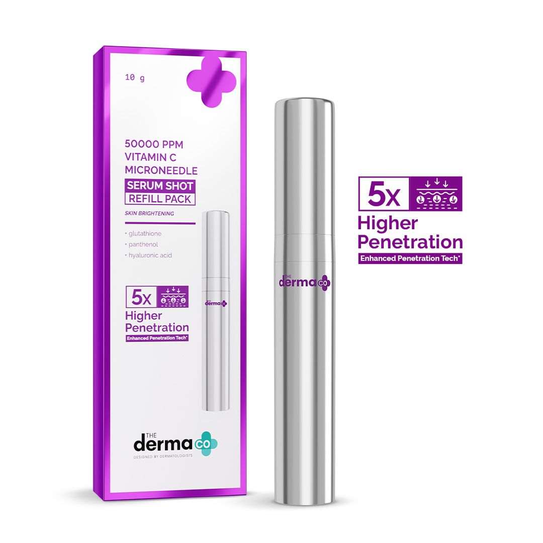50000 PPM Vitamin C Microneedle Serum Shot Refill Pack - 10g