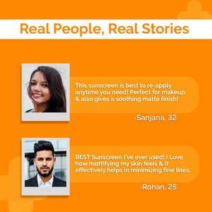 the derma co mattifying sunscreen powder spf 50 real stories