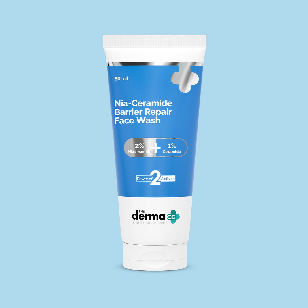 Nia-Ceramide Barrier Repair Face Wash with 2% Niacinamide and 1% Ceramide