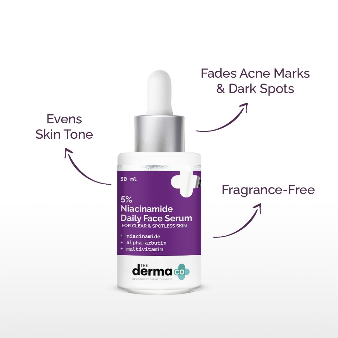 5% Niacinamide Daily Face Serum with Alpha Arbutin & Multivitamin  - 30ml