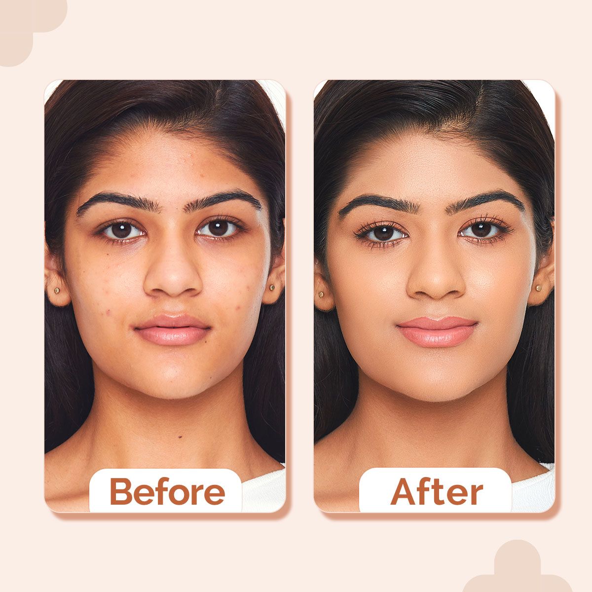 2% Niacinamide High Coverage Foundation With 1% Hyaluronic Acid Complex & SPF 40 PA+++ for 12 Hour Long Stay & 12 Hour Oil Control | 06 Beige