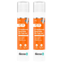 1% Hyaluronic Sunscreen Oil-Free Matte Gel In Vivo Tested (ISO 24444:2019 Certified, CTRI/2025/02/079913) (Pack of 2)
