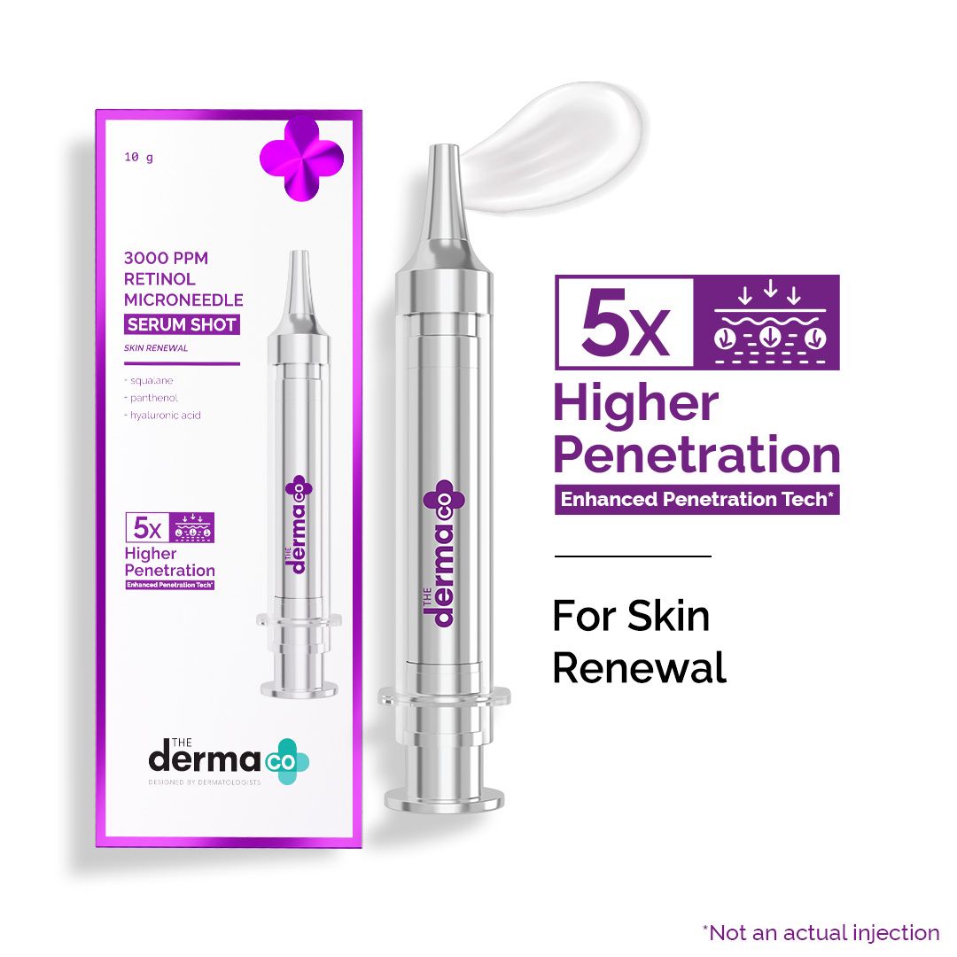 3000 PPM Retinol Microneedle Serum | Panthenol & Hyaluronic