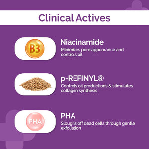 derma pore minimizing face serum ingredients