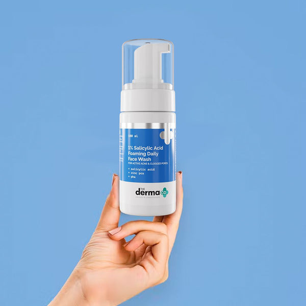 The Derma Co 1% Salicylic Acid Foaming Daily face wash