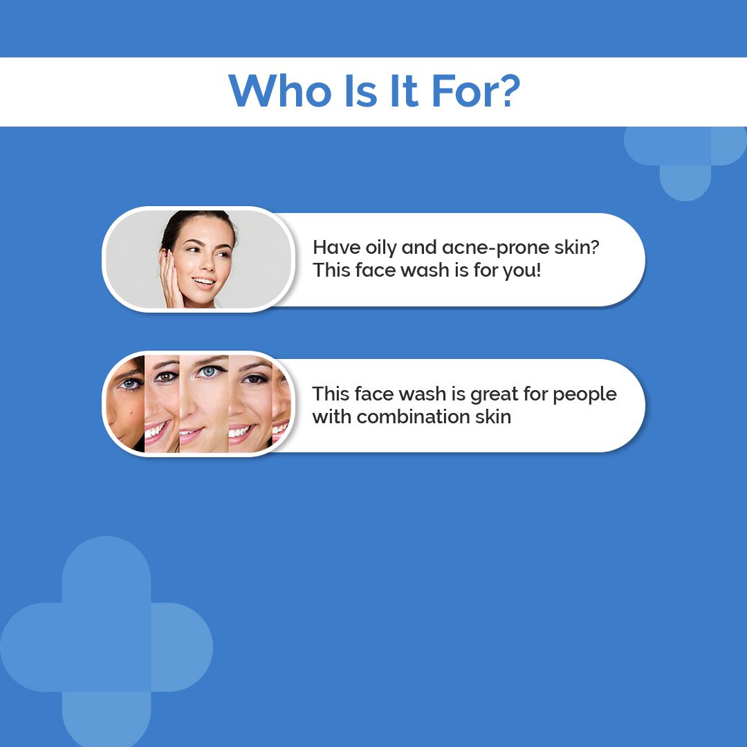 1% Salicylic Acid Foaming Daily Face Wash with Salicylic Acid, Zinc PCA & PHA  - 100 ml