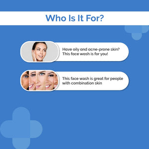 the derma co salicylic acid foaming face wash for combination skin