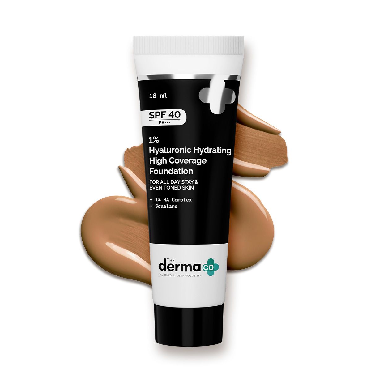 1% Hyaluronic Hydrating High Coverage Foundation | Cinnamon